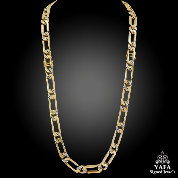 VAN CLEEF & ARPELS Diamond Link Convertible Necklace