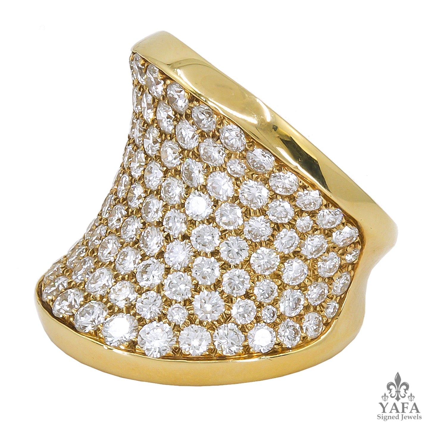 CARTIER Chalice Diamond Ring Gold