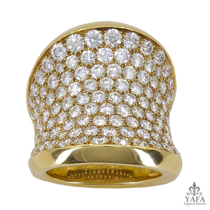 CARTIER Chalice Diamond Ring Gold