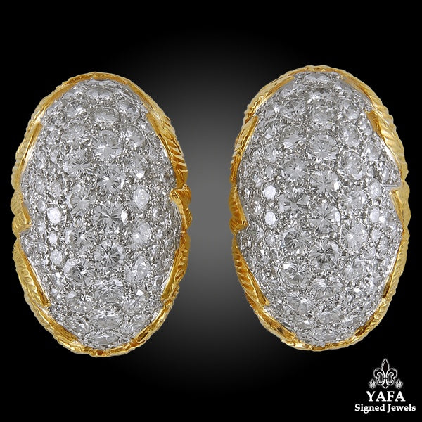 Diamond Pod Bombe Earrings