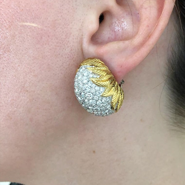 Diamond Pod Bombe Earrings