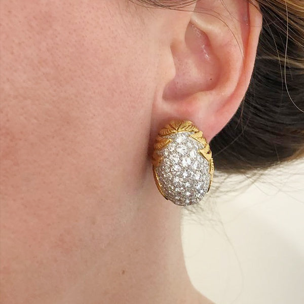 Diamond Pod Bombe Earrings