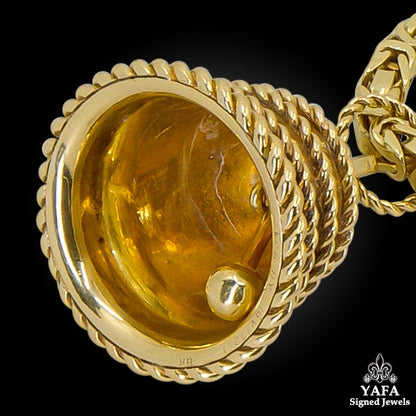 VAN CLEEF & ARPELS Bell Charm Sautoir Necklace