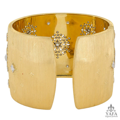 M.BUCCELATI Diamond Cuff Bracelet