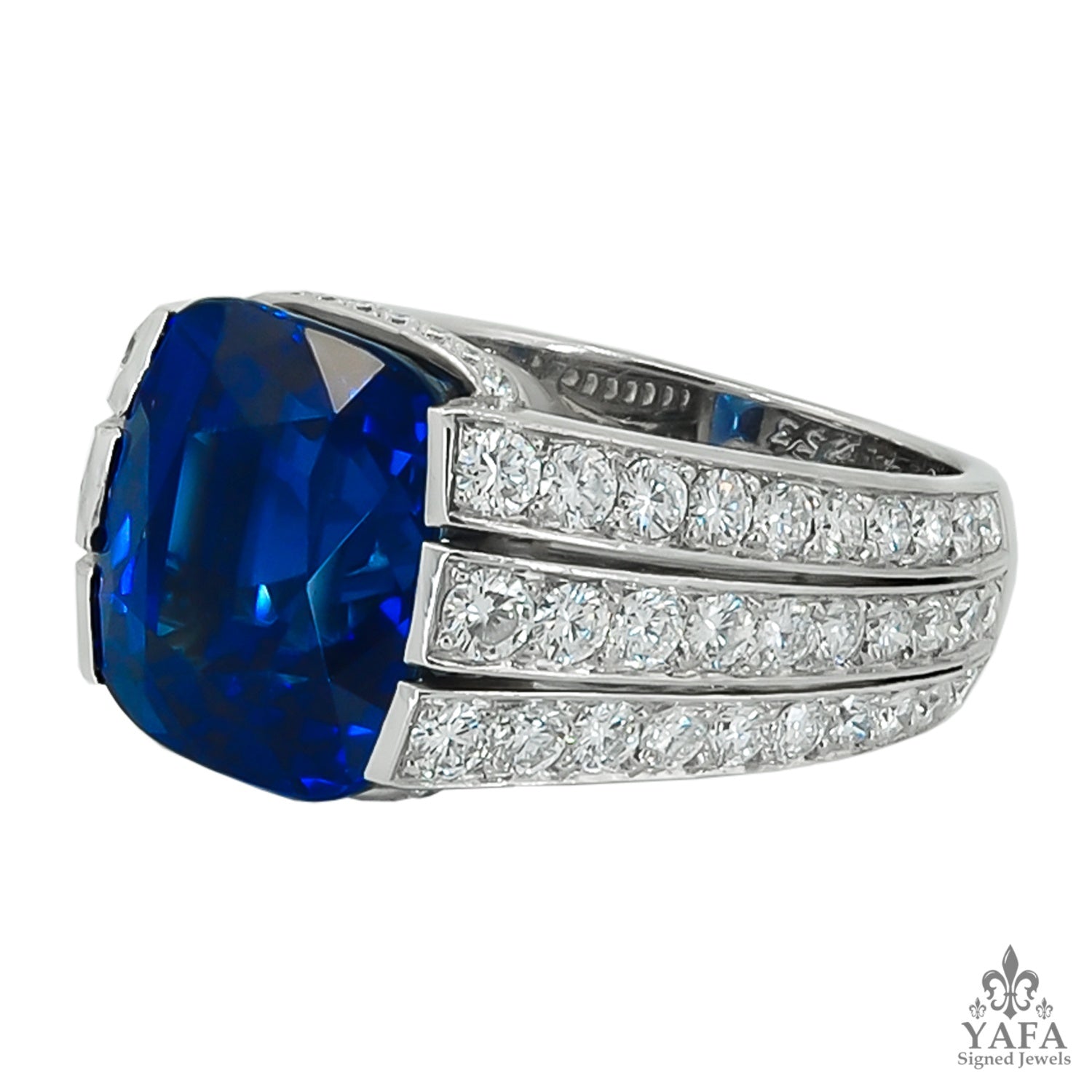 Aquamarine & Diamond 18ct White Gold Ring – John Start Jewellery
