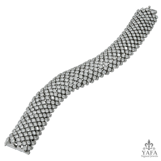 BOUCHERON Diamond Platinum Bracelet