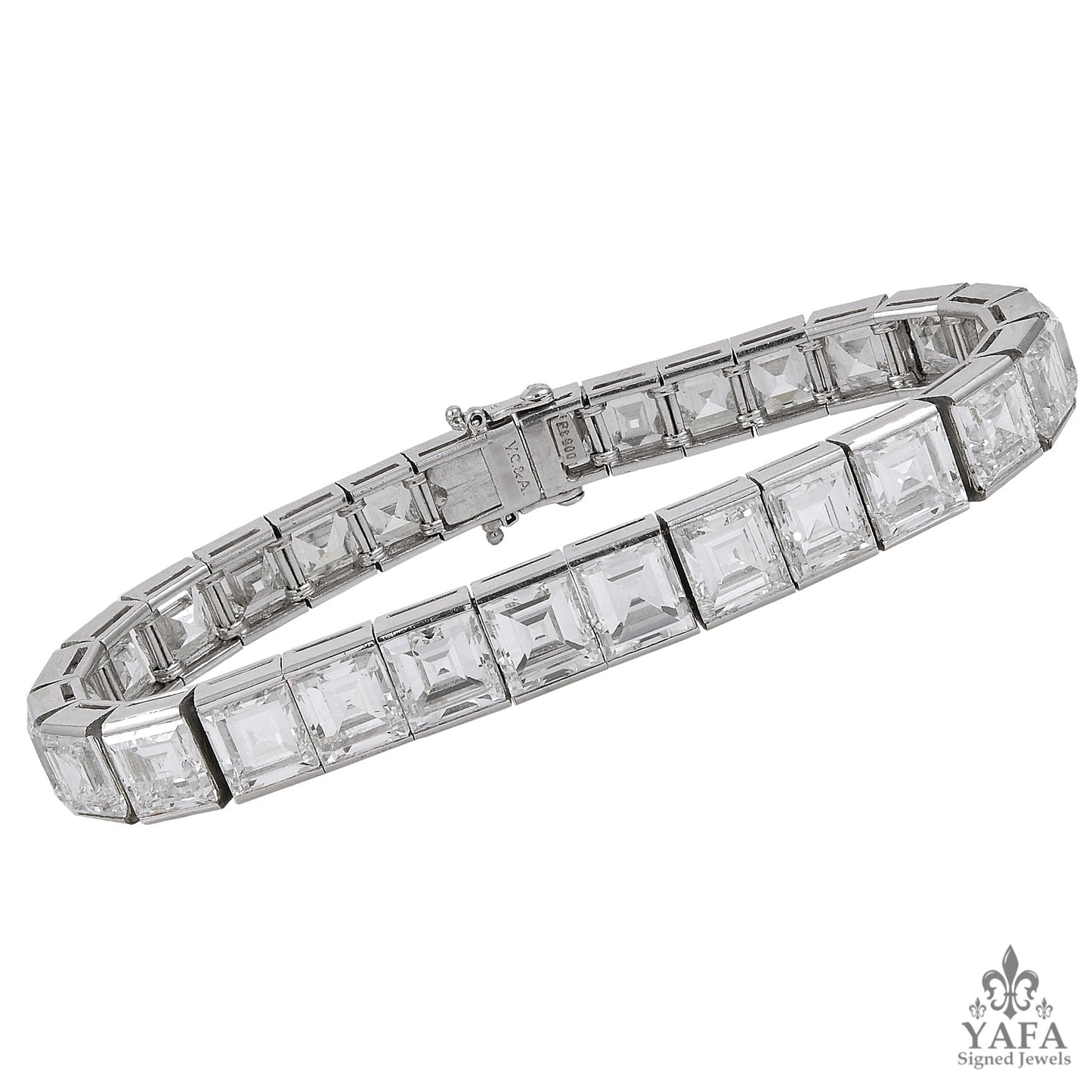 VAN CLEEF & ARPELS Diamond Straight Line Bracelet