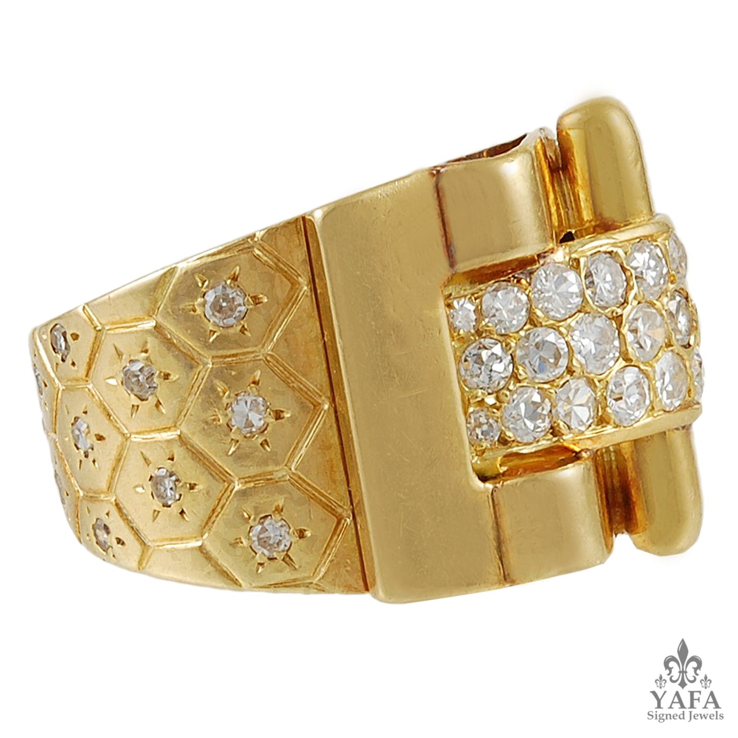 VAN CLEEF & ARPELS Diamond Ludo Ring