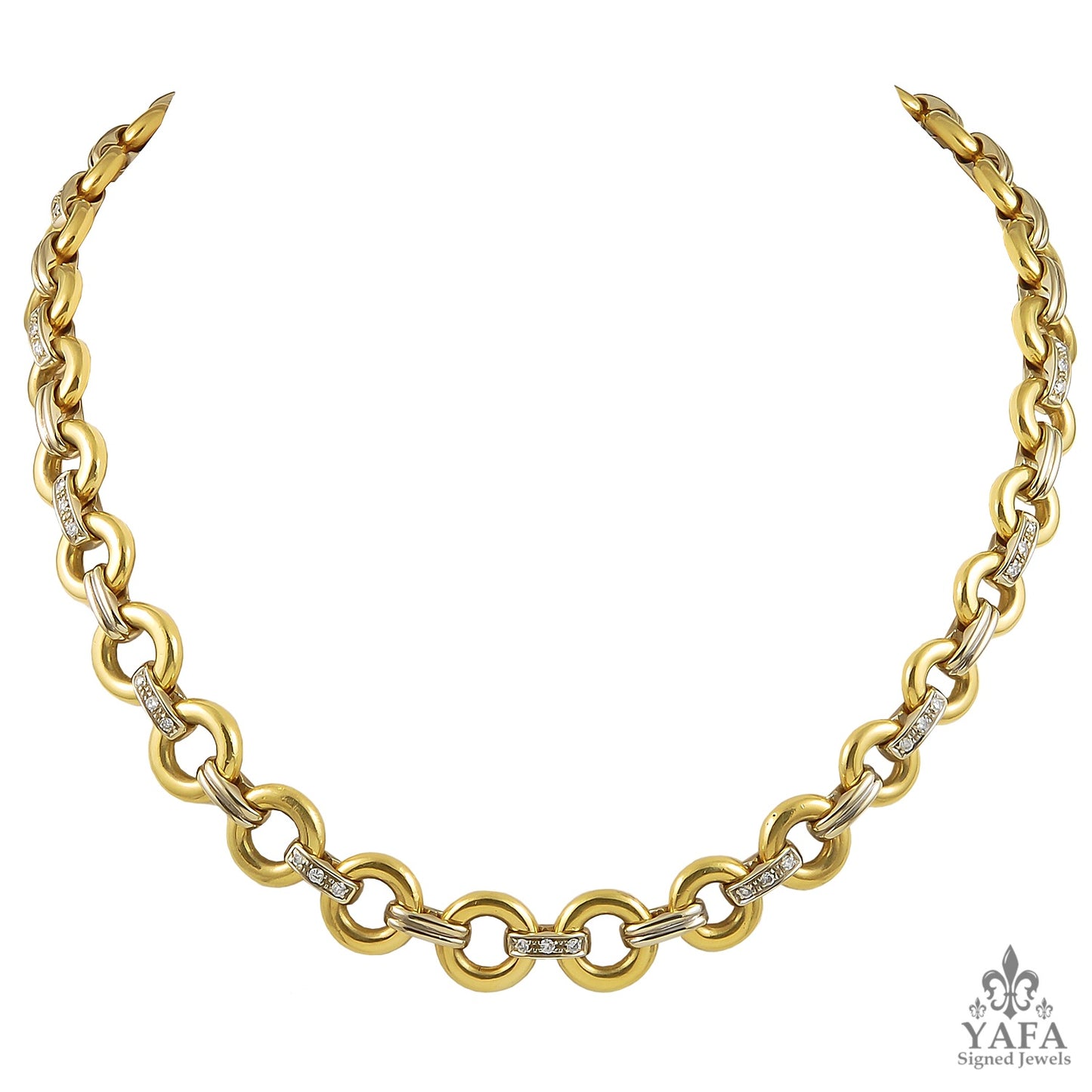 CARTIER Diamond Link Necklace