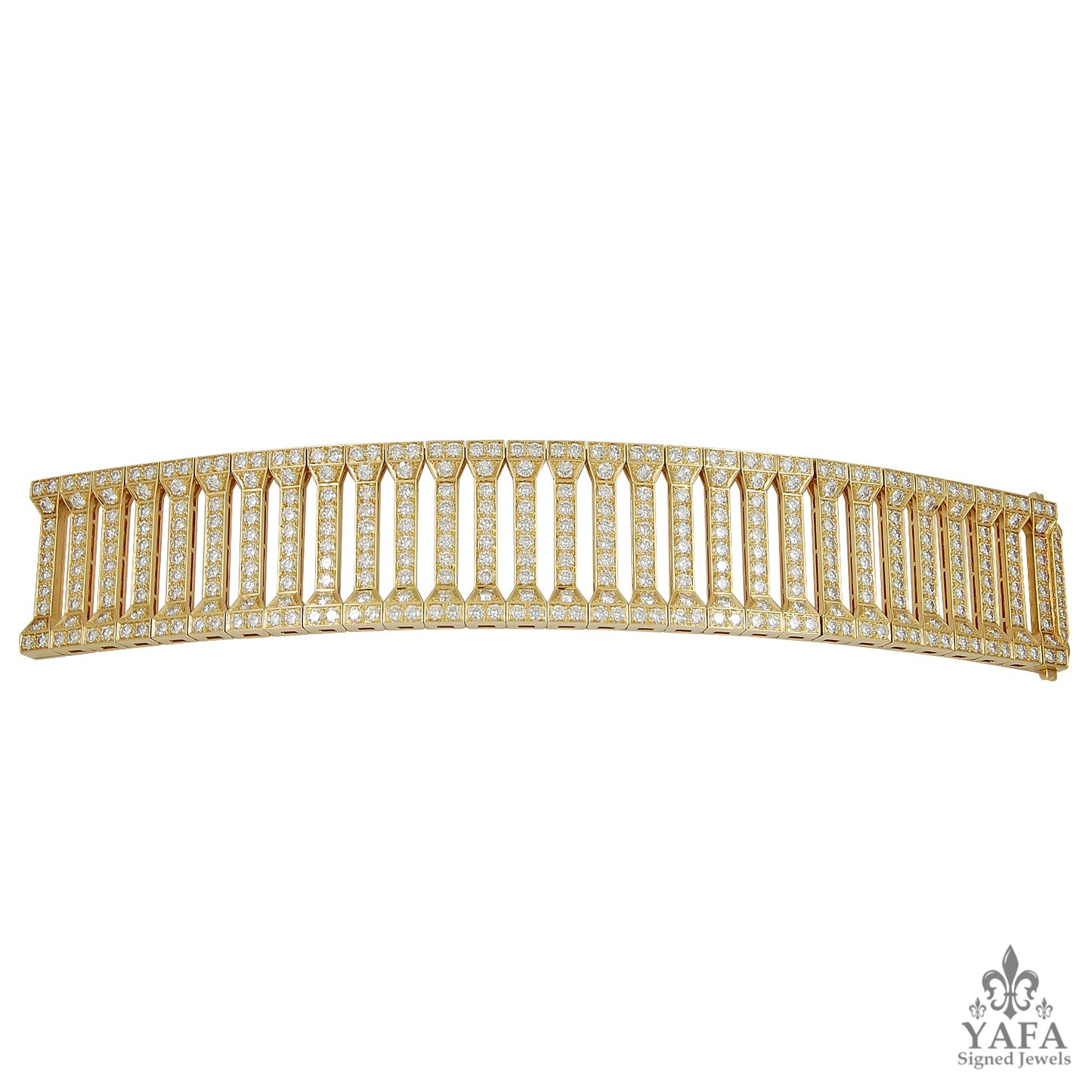 CARTIER Diamond Gold Bracelet