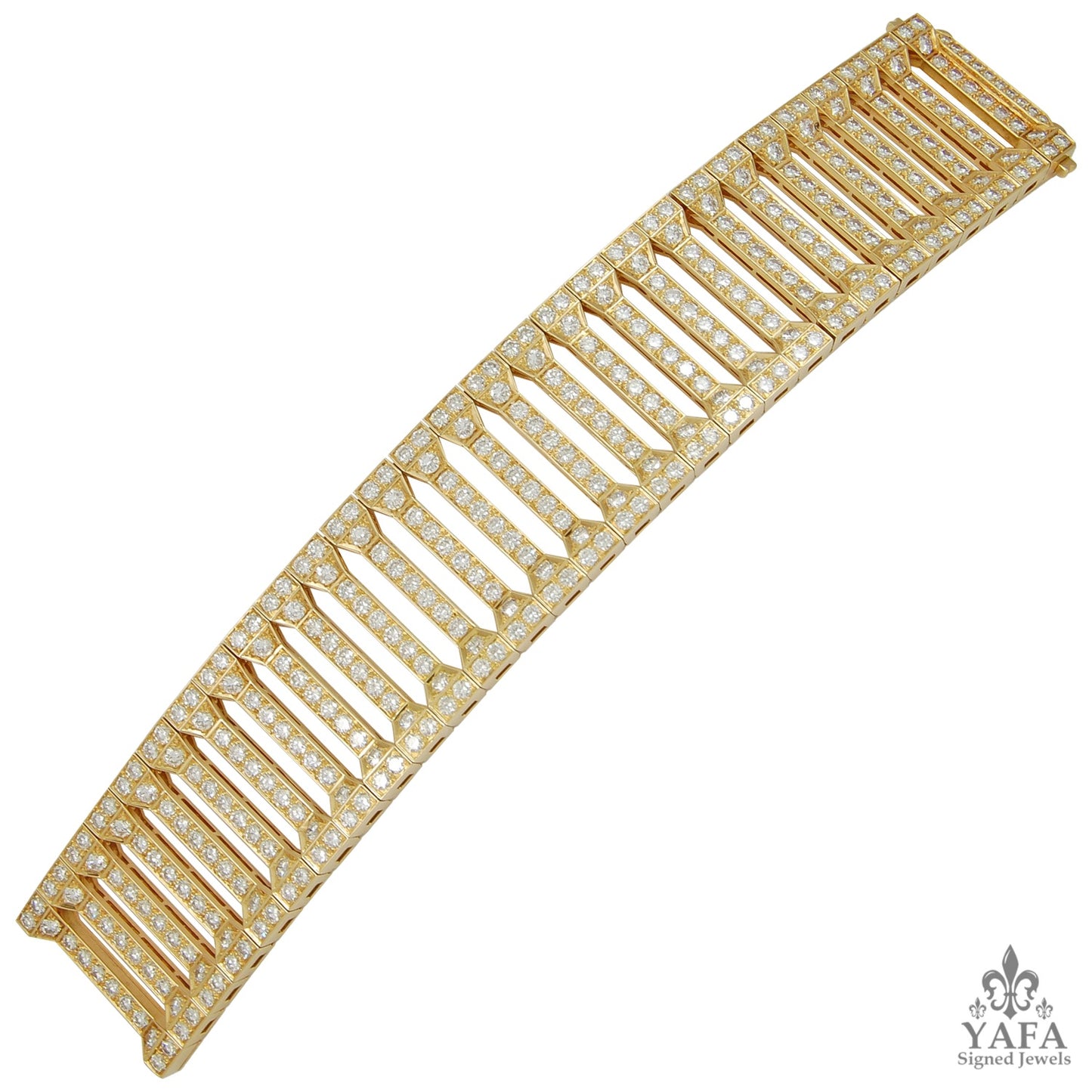 CARTIER Diamond Gold Bracelet