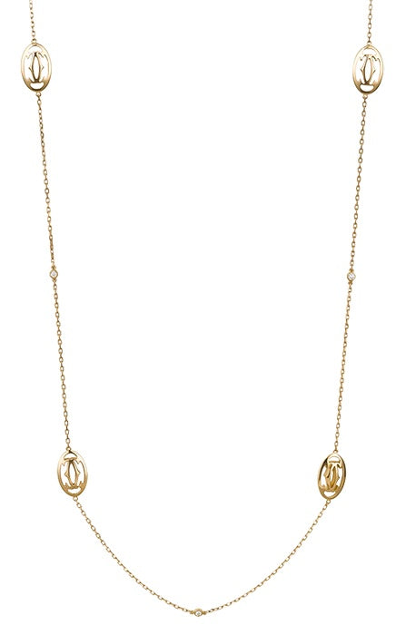 CARTIER Double C Long Necklace