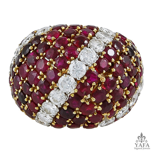 VAN CLEEF & ARPELS Province Ruby Bombe Ring