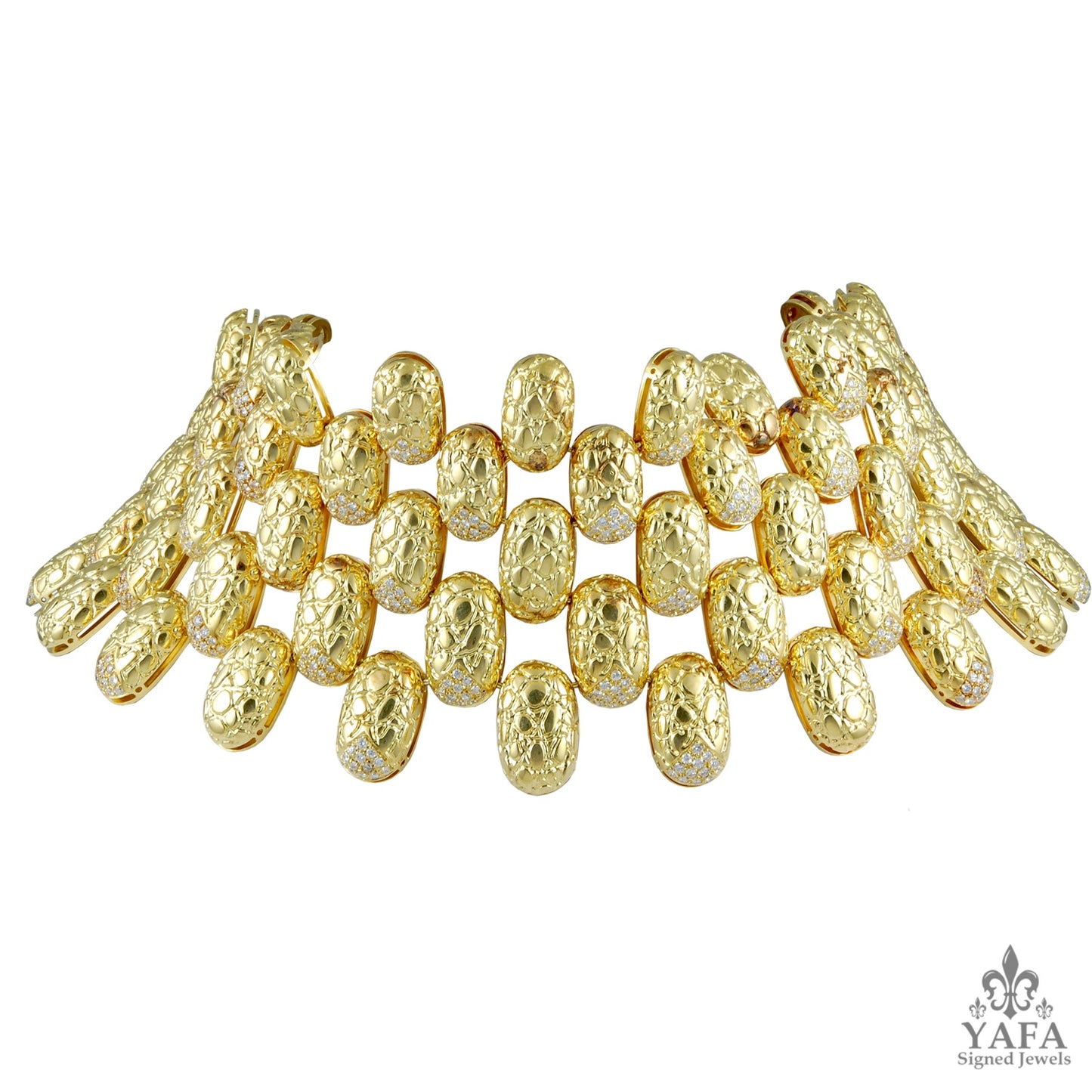 GUCCI Diamond Gold Suite Necklace