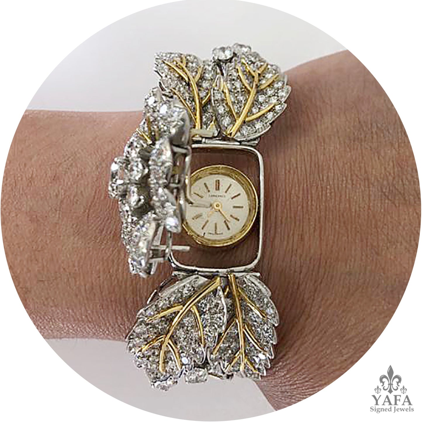 LONGINES Diamond Garland Convertible Watch Bracelet