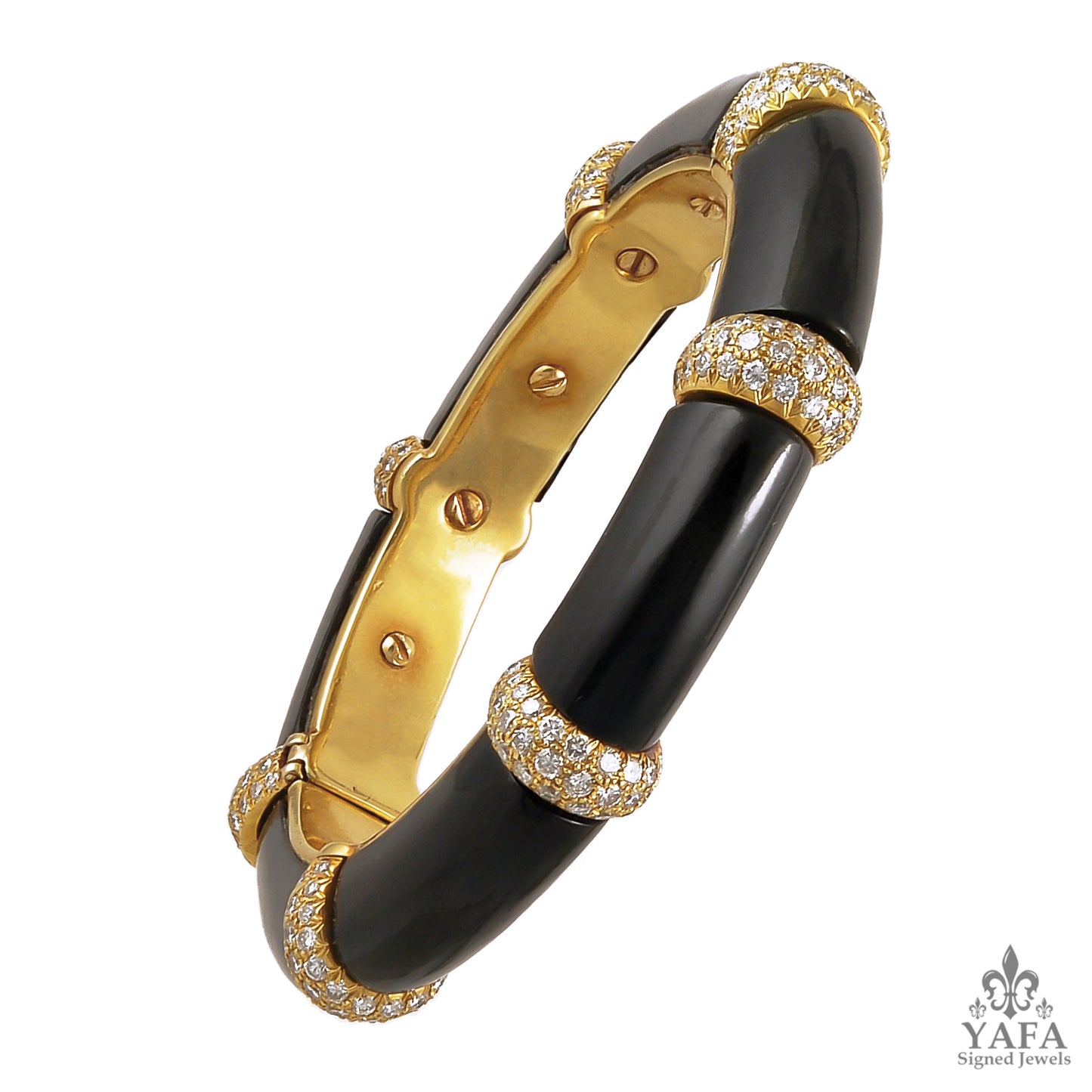 VAN CLEEF & ARPELS Diamond, Onyx Bracelet