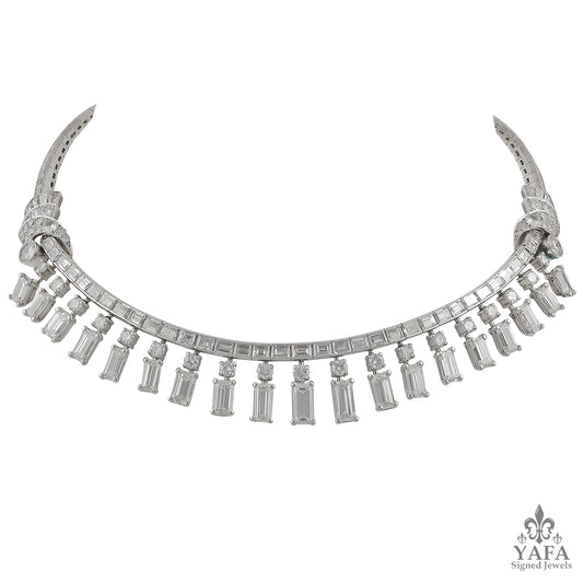 Diamond Fringe Riviere Necklace