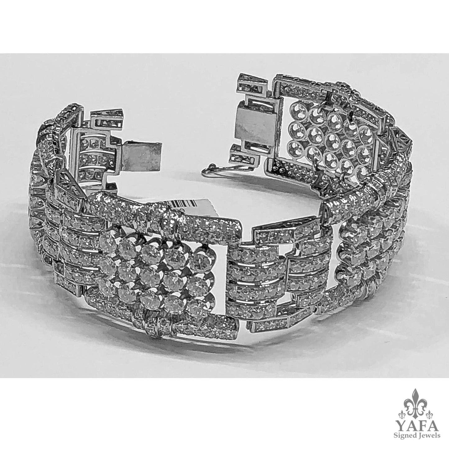 1950s Platinum Diamond Bracelet - 25 cts.