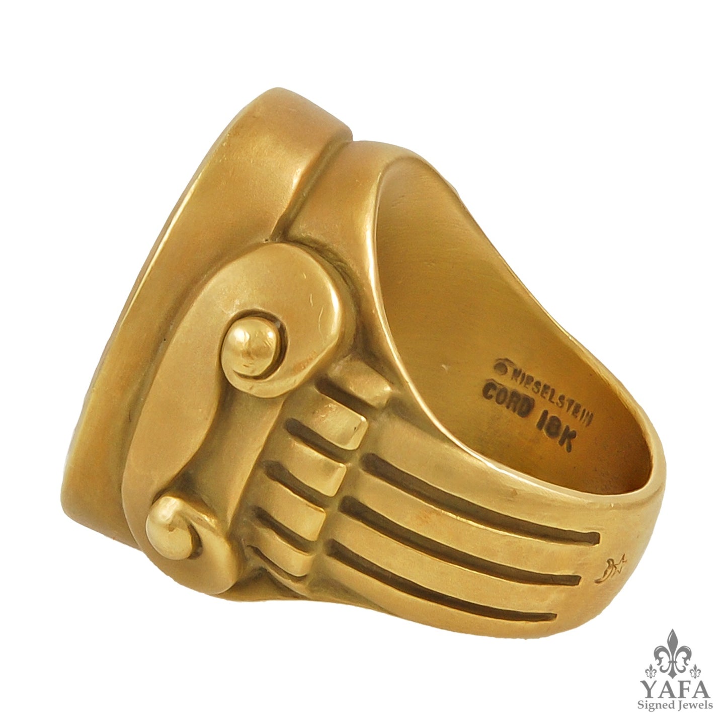 KIESELSTEIN 18k gold Agate Ring