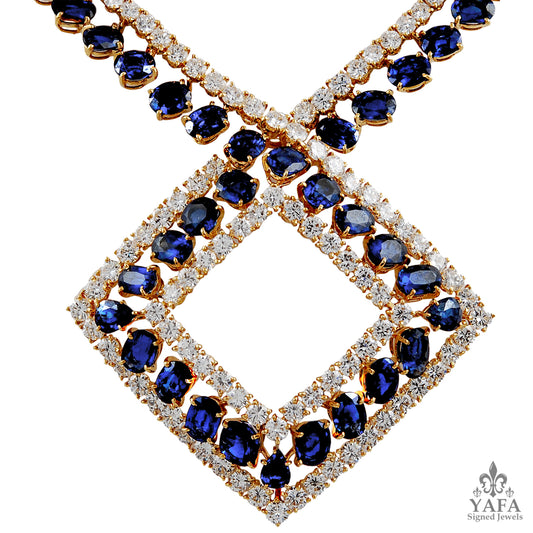 M.GERARD Diamond & Sapphire Necklace