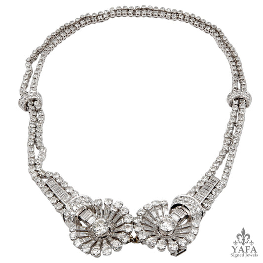 Circa 1950s  Diamond Necklace