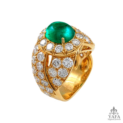 MAUBOUSSIN Cabochon Emerald Suite Necklace
