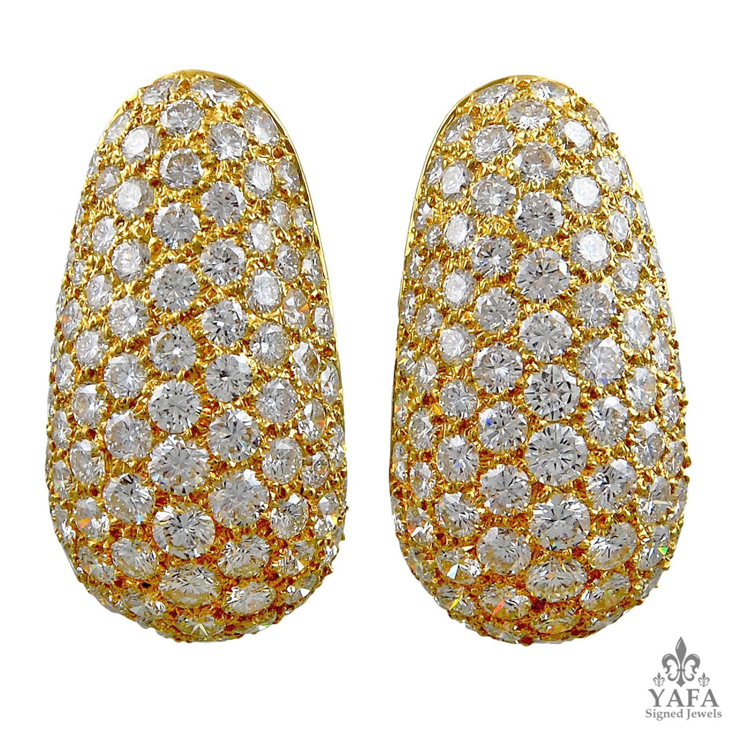 VAN CLEEF & ARPELS Diamond Huggie Earrings