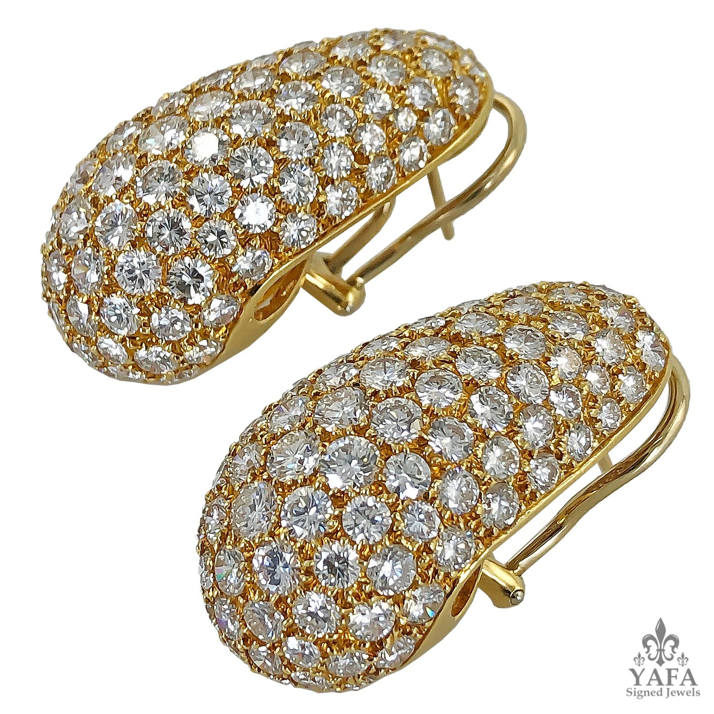 VAN CLEEF & ARPELS Diamond Huggie Earrings