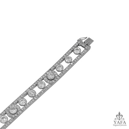 VAN CLEEF & ARPELS Art Deco Diamond Bracelet