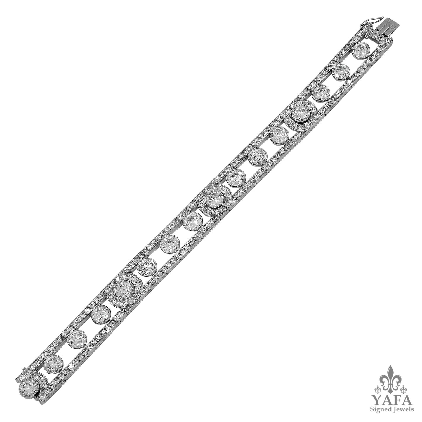 VAN CLEEF & ARPELS Art Deco Diamond Bracelet