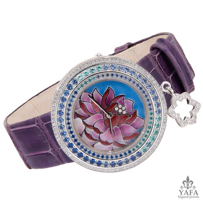 VAN CLEEF & ARPELS Charms Extraordinaire Lotus Watch