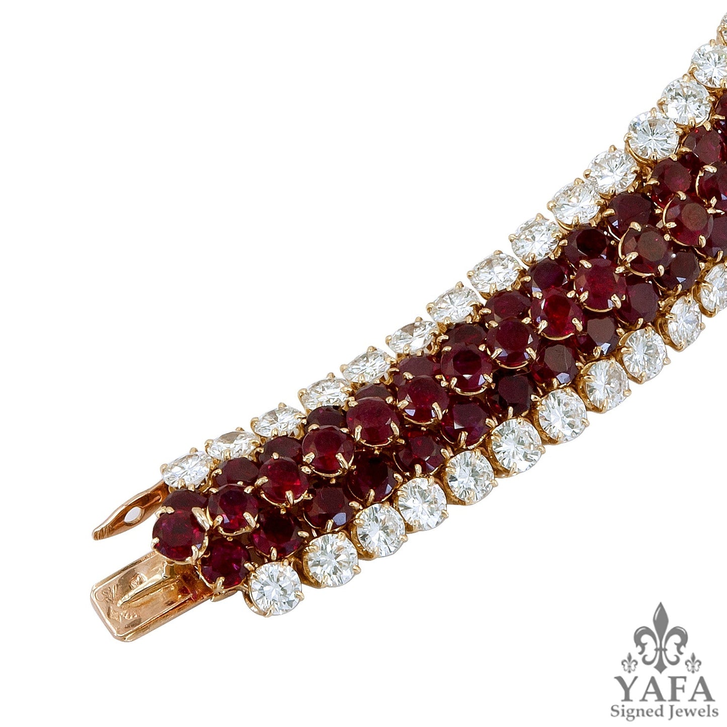 VAN CLEEF & ARPELS Ruby Diamond Bracelet