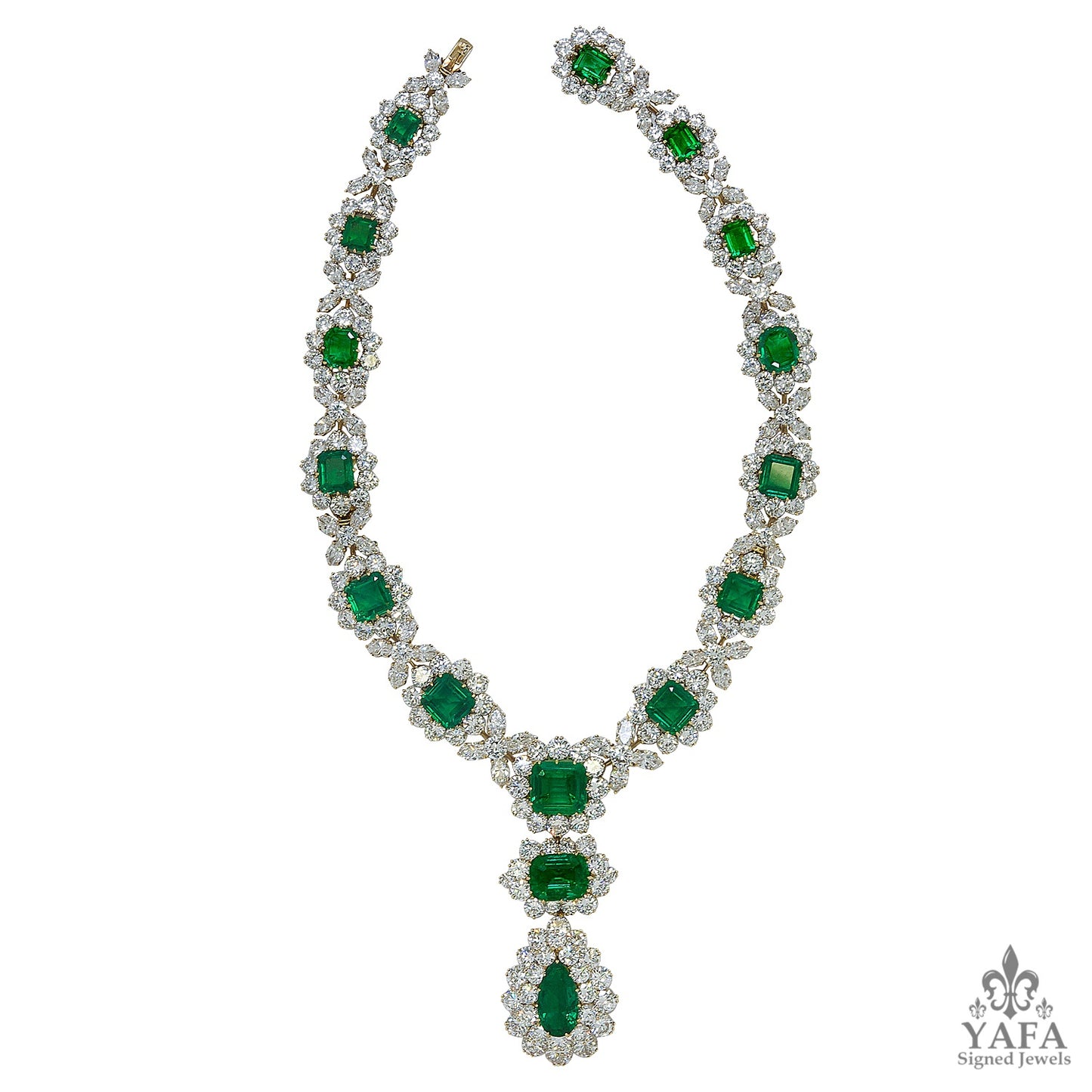 Bulgari Colombian Emerald and Diamond Necklace
