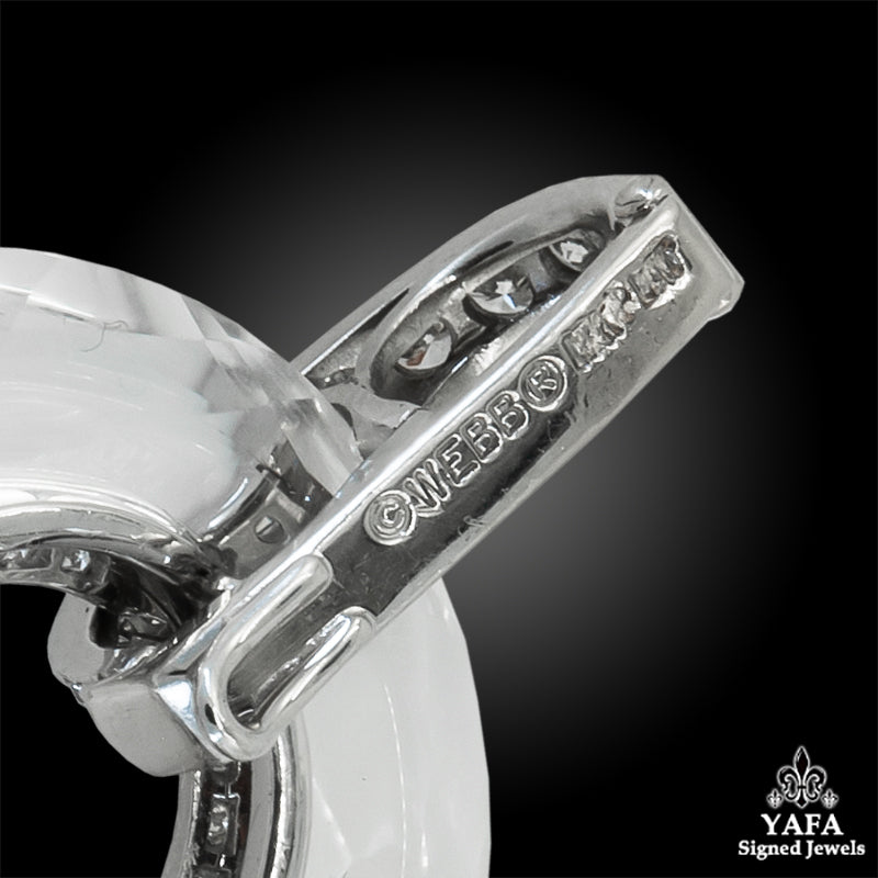 DAVID WEBB Diamond, Crystal Pendant