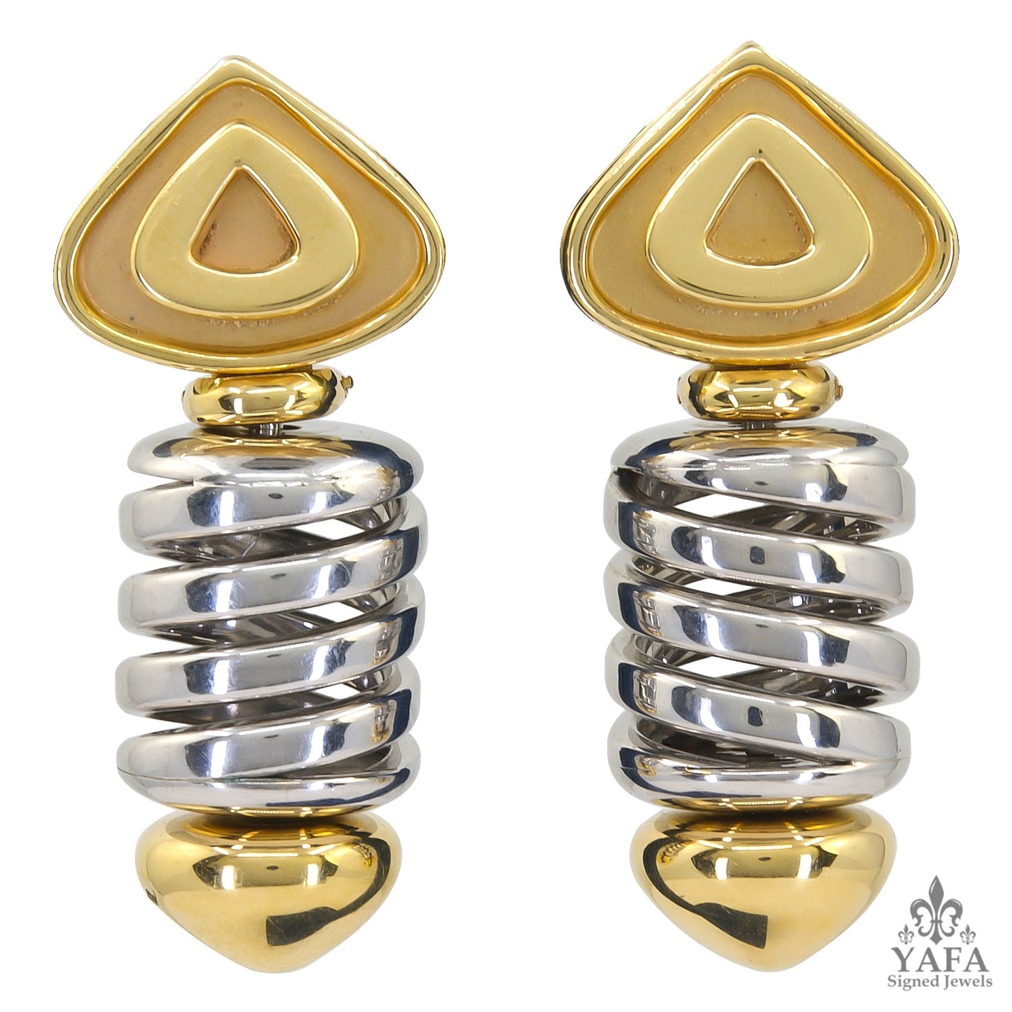 MARINA B Corkscrew Earrings