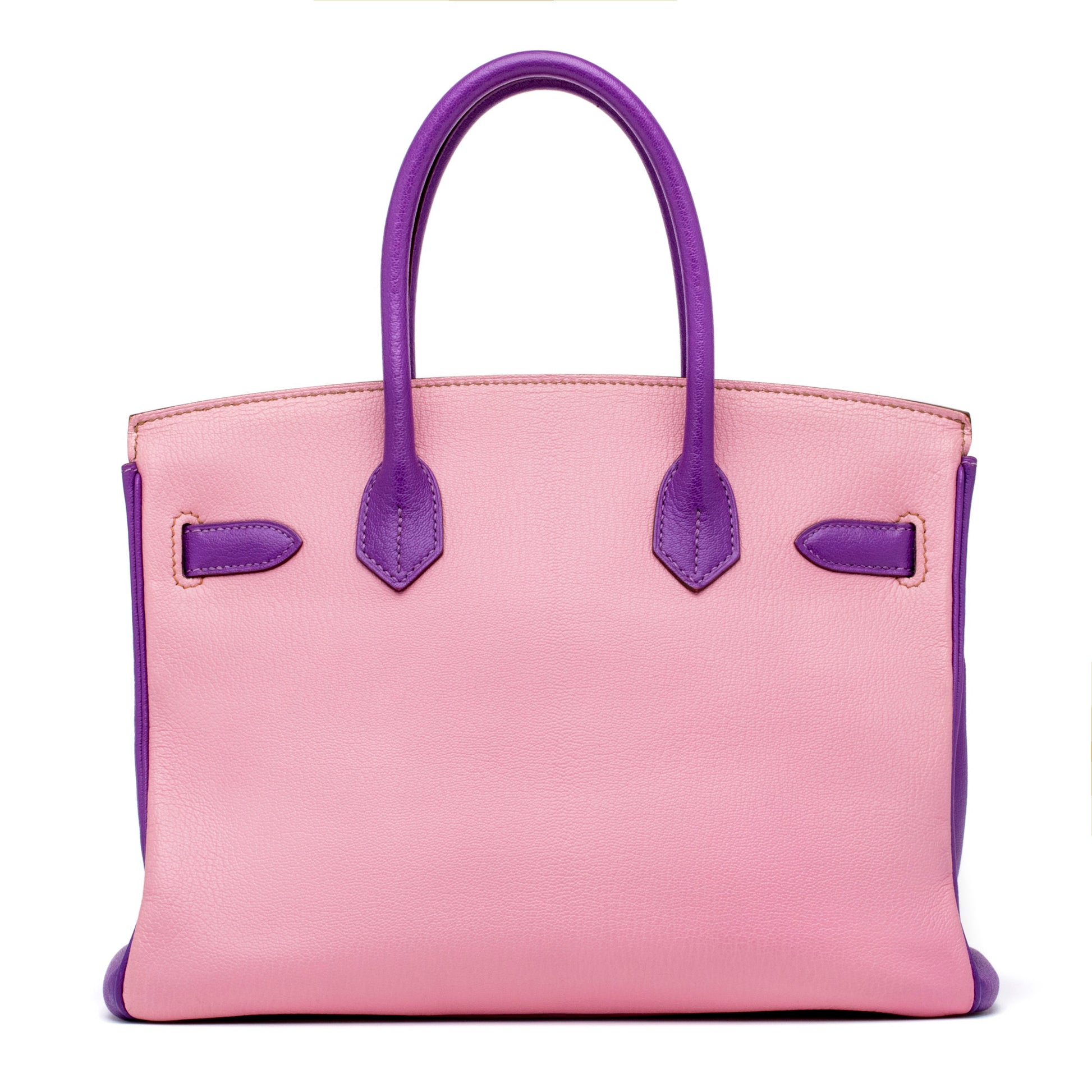 Hermès Splendid and luminous Hermes Birkin handbag 30 Two-tone