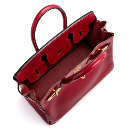 HERMES Rouge Birkin 30cm