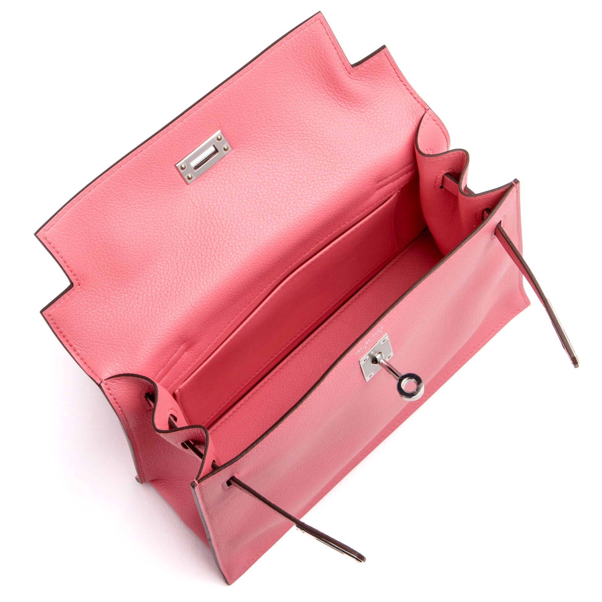 Hermès Kelly Rouge de Couer Evercolor Danse II Handbag